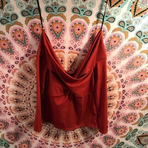 Ribbed off the shoulder top